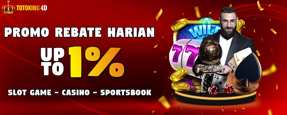 Rebate Harian Slot, Casino dan Sportsbook Up to 1%