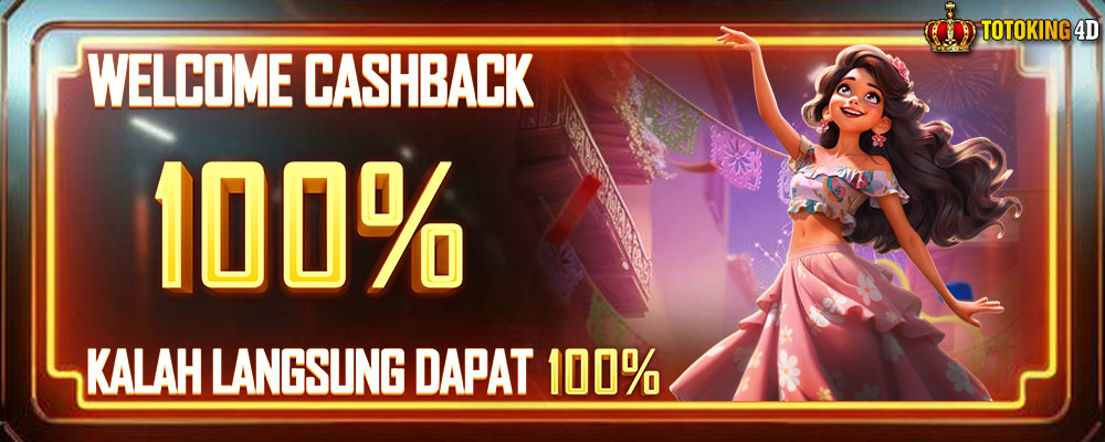 Welcome Cashback 100% TOx 10 - Kalah langsung dapa